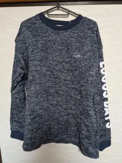 しまむら　ロゴズデイズ　ニット　フリース　ロゴ　トレーナー　LLサイズ