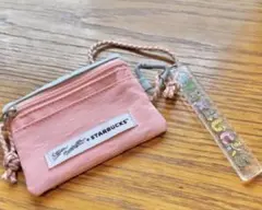 韓国スタバ カードケース アクリルキーリング付きはスティーブンヘリントンコラボ