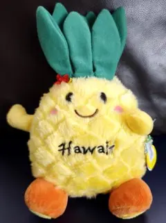 ハワイDFSワイキキ(免税店)にて購入のパイナップルキャラクターのぬいぐるみのサムネイル
