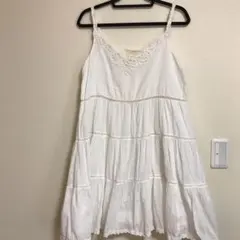 As Know As Pinky アズノウアズピンキー　コットン　ワンピース