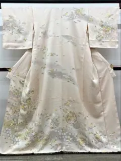手描友禅振り袖 流水に梅 華やか 金彩 モダンコーデ - メルカリ