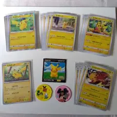 ポケモンカード　　ピカチュウ　ライチュウとシールのセット