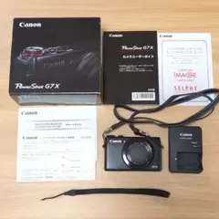 Canon PowerShot G5X 純正充電器・バッテリー・箱・説明書付 - メルカリ
