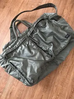 【良品】廃番 ポーター PORTER タンカー2WAYダッフルバッグ　グリーン