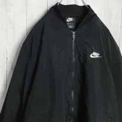 【国内正規品】ナイキ NIKE ブラック ナイロンジャケット 黒 #2796