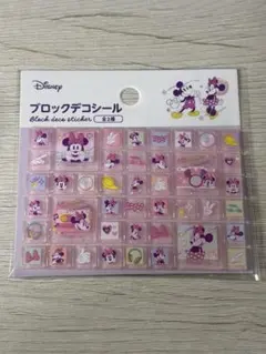 ディズニー ミニー タイルシール ブロックデコシール