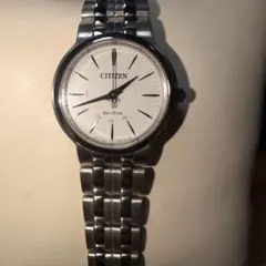 CITIZEN レディース腕時計 エコ・ドライブ シルバー　美品