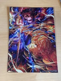 鬼滅の刃 無限城編 入場者特典第5弾キービジュアル イラストカード 善逸 獪岳