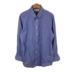 メーカーズシャツ鎌倉　鎌倉シャツ　men's ギンガムチェック　長袖　シャツ