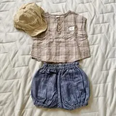 まとめ売り ベビートップス&パンツ&キャップ　80cm tete a tete