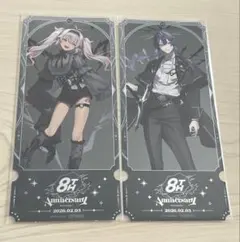 にじさんじ チケット風カード 魔使マオ 長尾景