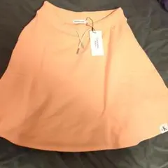 Calvin Klein Jeans オレンジスカート 新品未使用タグ付き