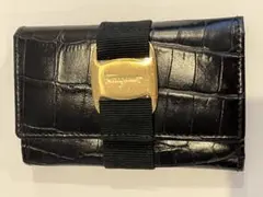 Salvatore Ferragamo キーケース ブラック　未使用品