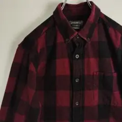 エディーバウアー 長袖シャツ ネルシャツ BDシャツ チェック柄 メンズＭ