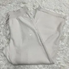 《状態良人気ビッグシルエット早い者勝ち》ナイキワイドスウェットパンツオフホワイト