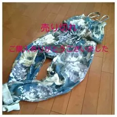 新品タグ付き＊花柄ヴィンテージサロペット