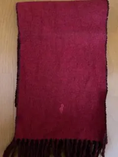 POLO RALPH LAUREN ワインレッド マフラー