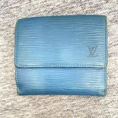 【正規品】ルイヴィトン エピ 財布 ブルー 使用感ありのサムネイル
