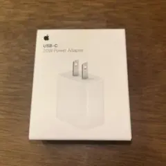 新品未開封Apple純正 USB-C 20W 電源アダプタ MHJA3AM/A