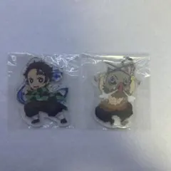 鬼滅の刃　無限列車編　アクリルキーホルダー　竈門炭治郎　嘴平伊之助