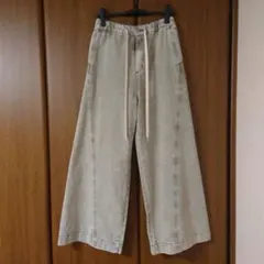 【新品未使用】LEPSIM イージーバギーデニムパンツ(カーキ)