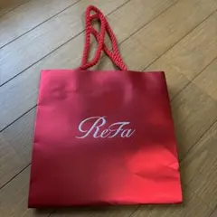 リファ Refa ショッパー 紙袋 赤