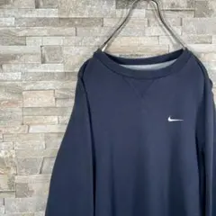 【超希少】NIKE ナイキ　ロゴ刺繍 スウェット スウォッシュ　シンプル