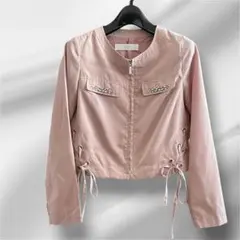 tocco closet ビジューポケットノーカラージャケット　春アウターのサムネイル