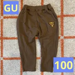 GU サナマルパンツ ライオンキング シンバ 刺繍入り100cm 10分丈