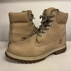 ☆希少☆Timberland ホワイト ブーツ 7ホール 26 - メルカリ