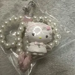 チャーミーキティ　シークレットストラップ ホワイトフリル