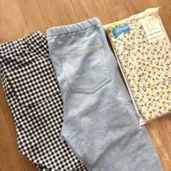 【値下げ！新品】UNIQLO レギンス 110cm 3枚セット ユニクロ　キッズ