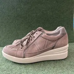 Giano Valentino 厚底　軽量スニーカー牛革スエード24.5