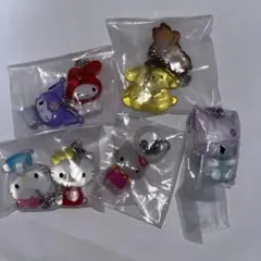 サンリオ仲良しドロップチャーム　ハローキティめじるしアクセサリー　5点セット