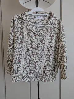 OLIVE des OLIVE 花柄ブラウス レース切替のサムネイル