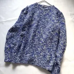 美品▲SLOANE スローン//クルーネックニット▲サイズ4 スローン＞のクルーネックセーター「最高の脇役になれるニット