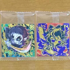 鬼滅の刃シールウエハース14 極レア獪岳 無限レア胡蝶しのぶ 2枚セット