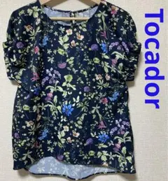 ☆美品☆【Tocador】ブラウス　シャツ　トップス　総柄