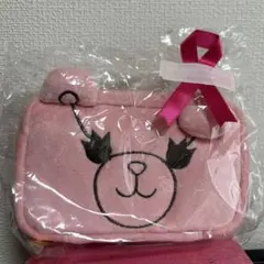 サマンサタバサ　ポーチ　ピンク　くま