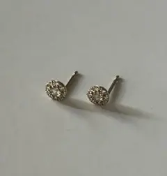 一粒ピアス ダイヤモンドピアス リエジュ ahkah ヴァンドーム agete 