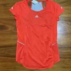 adidas CLIMACOOL オレンジ トップス