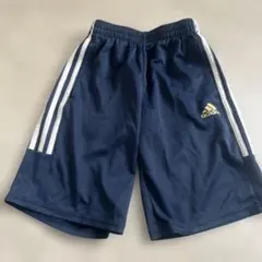 adidas ネイビー 3本ライン ハーフパンツ