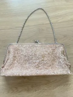 組曲　ビーズ　バック　ピンク