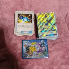 ポケカ120枚＋2019ジャパンチャンピオンシップスリーブ 引退品
