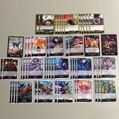 ワンピースカードゲーム 世界最強の戦士 黒ルフィ デッキパーツセット