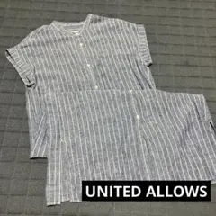 【値下げ】A DAY IN THE LIFE ストライプ 半袖シャツワンピース