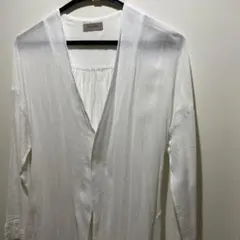BEAMS コットン刺繍ロングカーディガン　Mのサムネイル