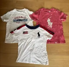 ポロ・ラルフ・ローレン Tシャツ 3枚セット　130