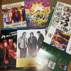 Mrs. GREEN APPLE ミセスグリーンアップル　タワレコ　チラシ