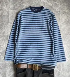 90s アーカイブ　グランジ　Y2K レアカラー　ボーダーロンT